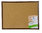 Whiteboard / bulletin board, cork, for pins, brown wooden frame, cm 60x90