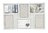 Picture frame, shabby chic "LOVE" wooden pvc effect, 6 places for photo, cm 44x28