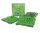 Artificial grass tile, for shop window decoration and home, 25x25 cm