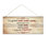 Wooden decorative plate, "LA GENTE VEDE, SENTE, E PARLA......TROPPO", cm 18x8