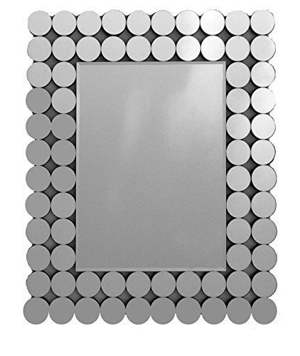Modern wall mirror  "bubbles frame" 60x50 cm
