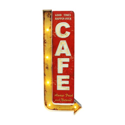 TEACHES FROM COLLECTION, "CAFE" MODEL, IDEAL FOR BAR RESTAURAN,  LIGHT WITH LED, CM 23X61