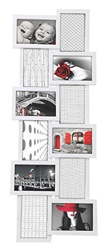 Picture frame, "Easy", 12 seats, color white, cm 82x30