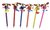Set di 6 penne assortite "Cagnolini colorati", per bambini, in legno