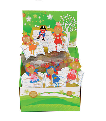 Segnalibro/segnaposto "Fatine" , compleanno festa bambina, set da 6 pezzi colorati assortiti, cm 10